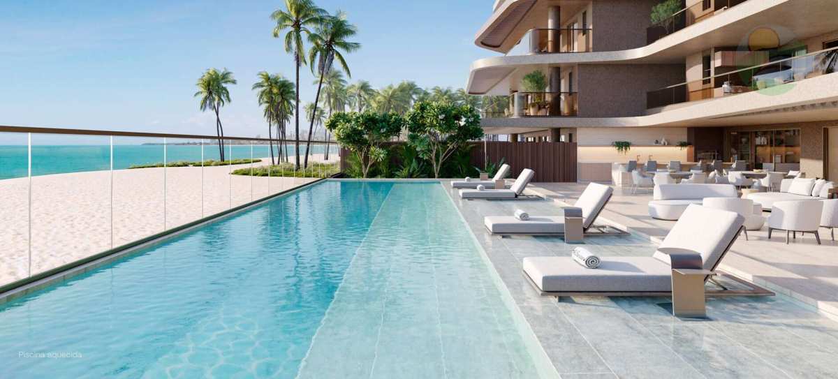 Apartamento Luxo, 3 Suites, VENDA, um verdadeiro Pé na areia, João Pessoa, Paraíba. - Idalécio Soares Imobiliária