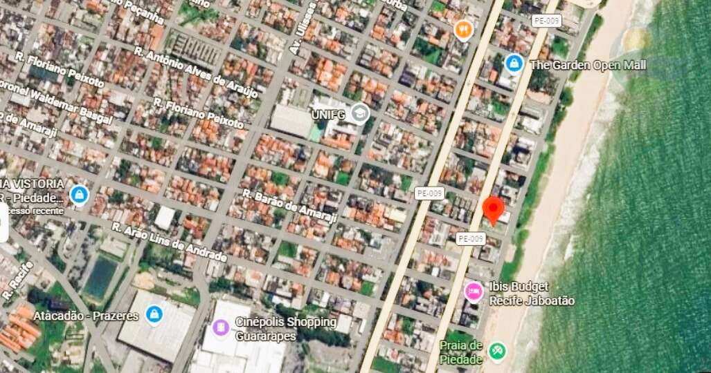  - Terreno com 1960m2, na beira mar de Piedade, Jaboatão dos Guararapes.