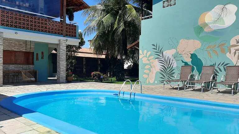 Vende-se Pousada com 14 quartos , a 100 metros da Praia, Carapibus, Conde - Paraíba. - Idalécio Soares Imobiliária